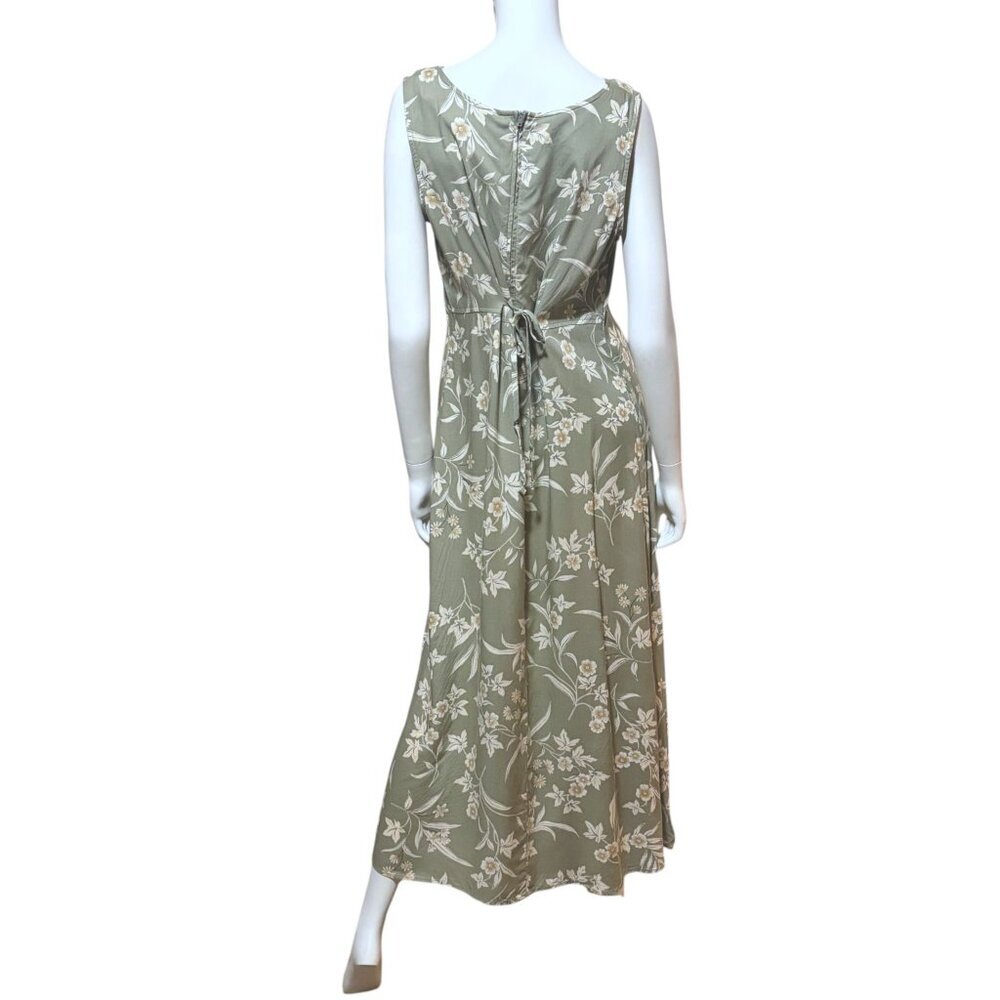 Vintage Kathie Lee Maxi Dress 14 Tie Back Wedding Guest Romantic Fairy Grunge - Picture 2 of 9